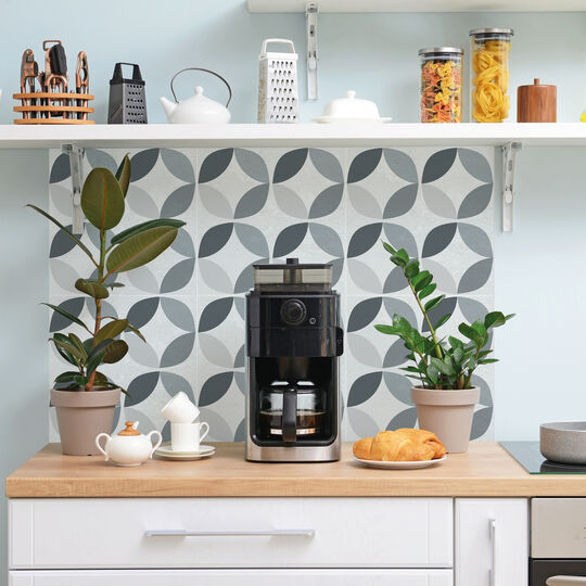 selbstklebende Wandfliesen Wall Tiles Geometric Style (6er Set) image number null